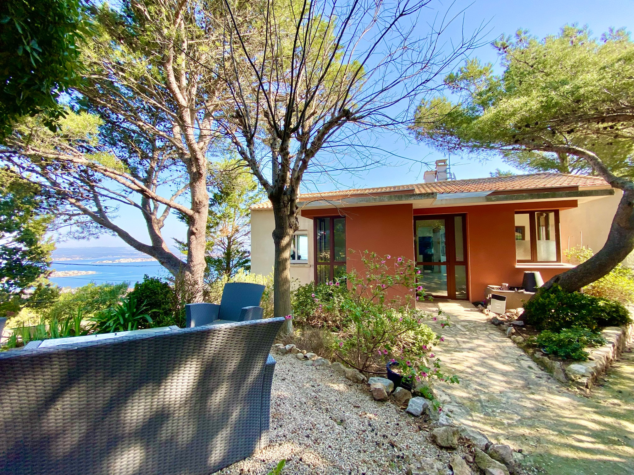 Vente Mont Saint Clair Sète, propriété avec vue panoramique mer, ville
